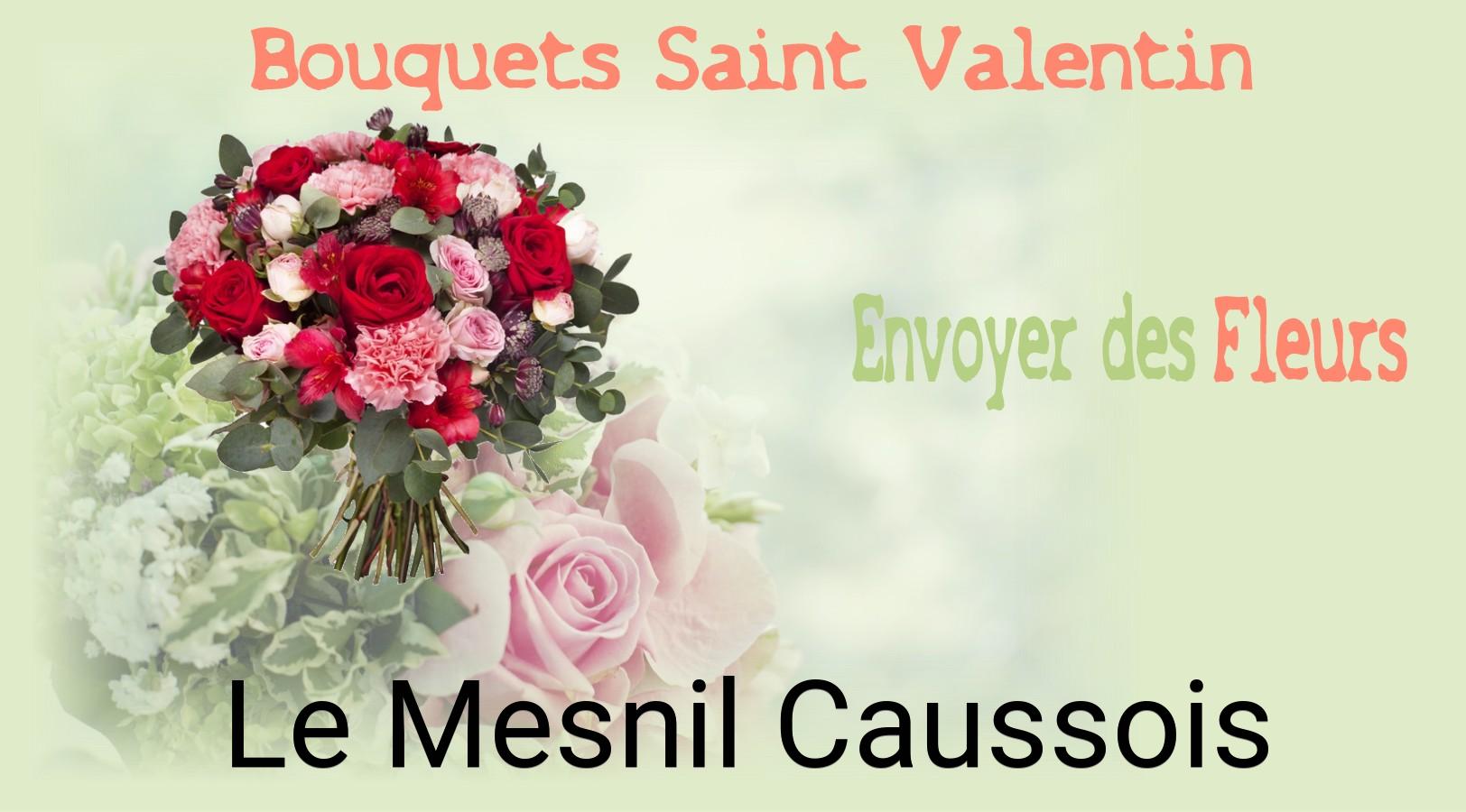 Roses de Saint-Valentin livrées à Le Mesnil-Caussois